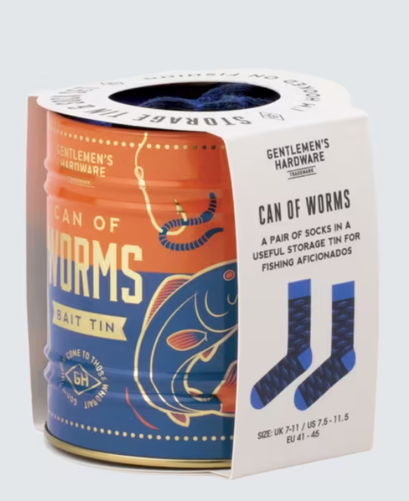 Gentlemen's Hardware Fishing Socks in a Can - Blue