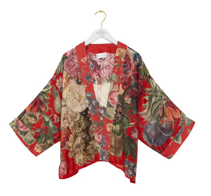 One Hundred Stars Primula Berry Kimono