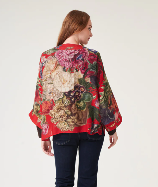 One Hundred Stars Primula Berry Kimono