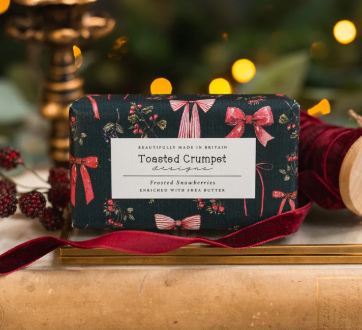 Toasted Crumpet Frosted Snowberries Soap
