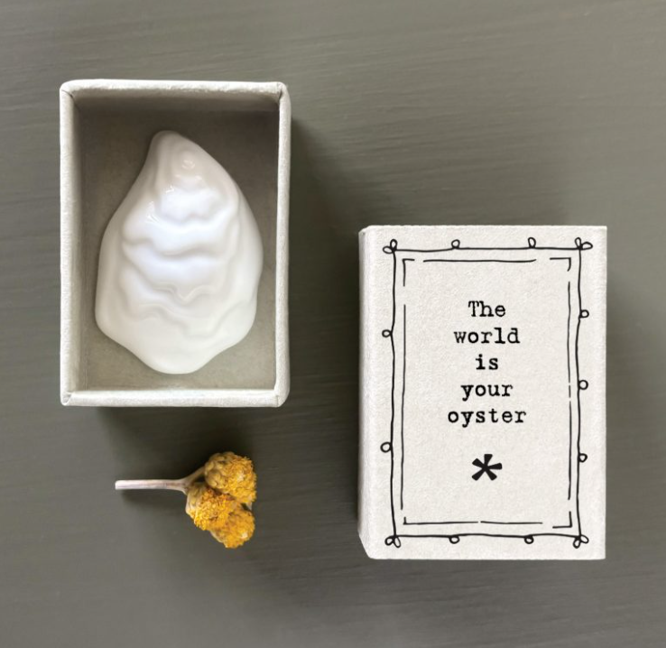 East of India Matchbox - Oyster