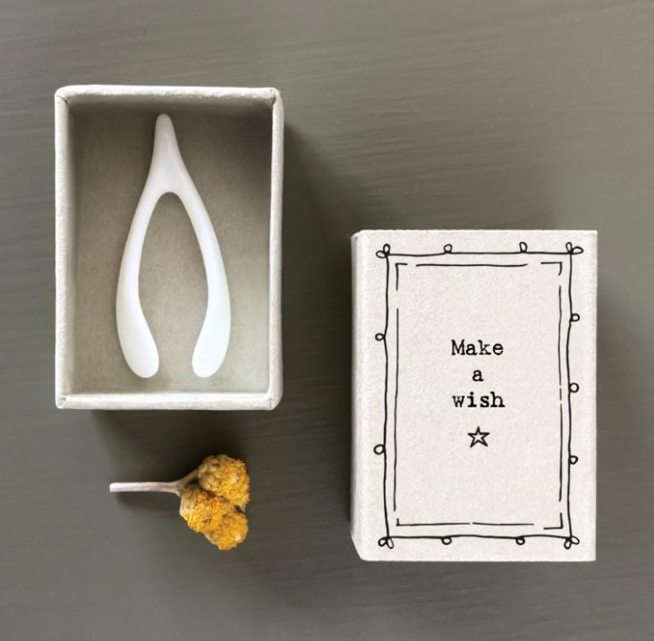 East of India Matchbox - Wishbone