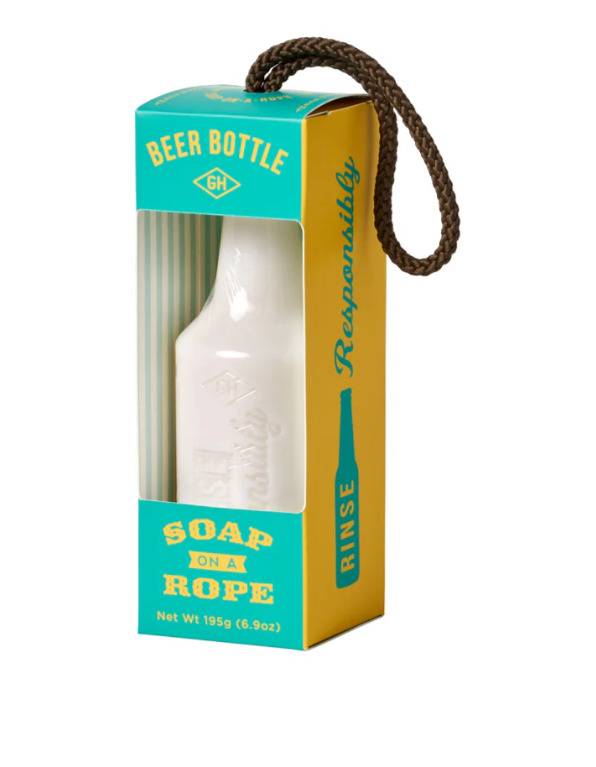 Gentlemen's Hardware Beer Bottle Soap on a Rope