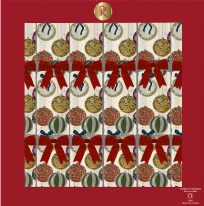 Penny Kennedy Golden Yuletide 13in Crackers