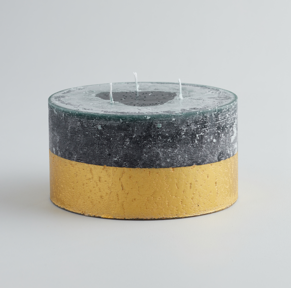 St Eval Winter Thyme Gold Half Dipped Multiwick