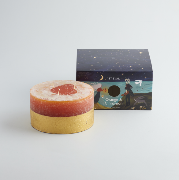 St Eval Orange and Cinnamon Scented Multiwick