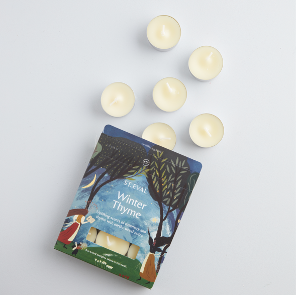 St Eval Winter Thyme Christmas Scented Tealight
