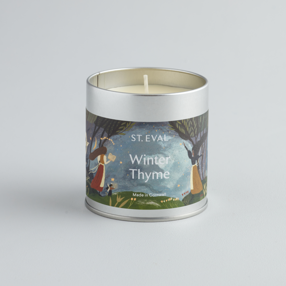 St Eval Winter Thyme Christmas Scented Tin