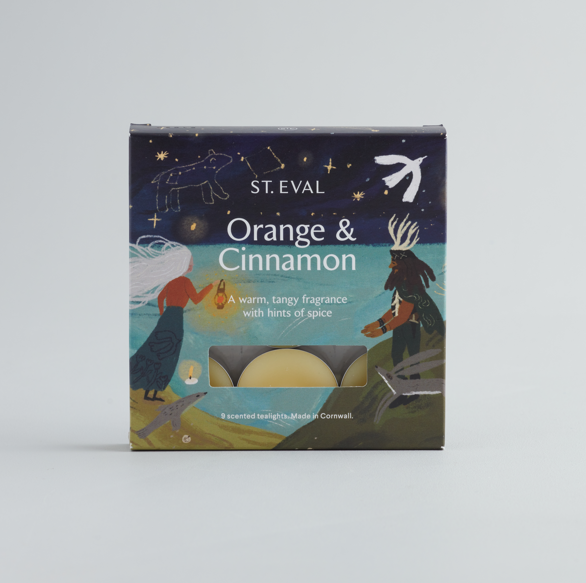 St Eval Orange and Cinnamon Christmas Scented Tealight