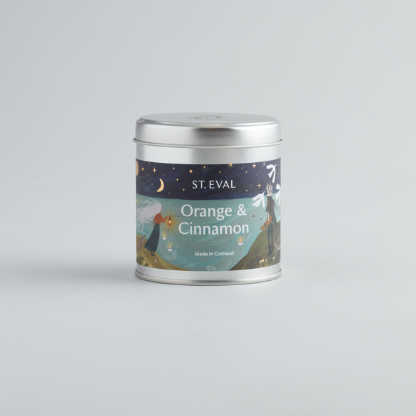 St Eval Orange and Cinnamon Christmas Scented Tin