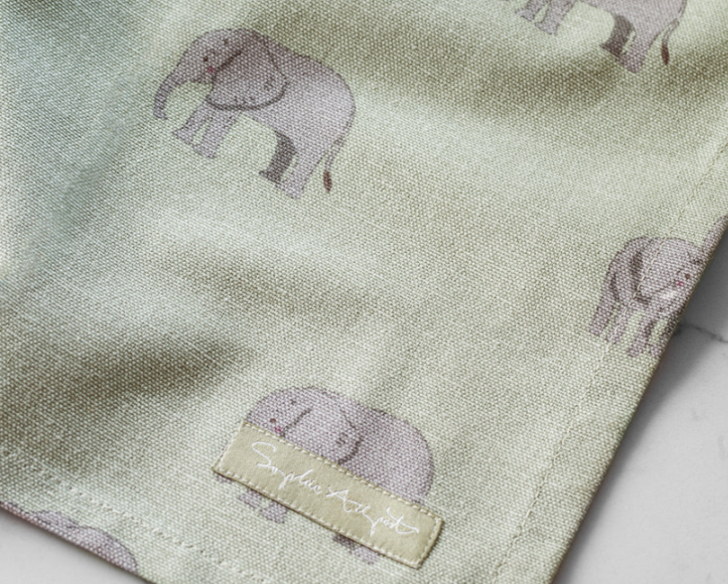 Sophie Allport Tea Towel - Elephant