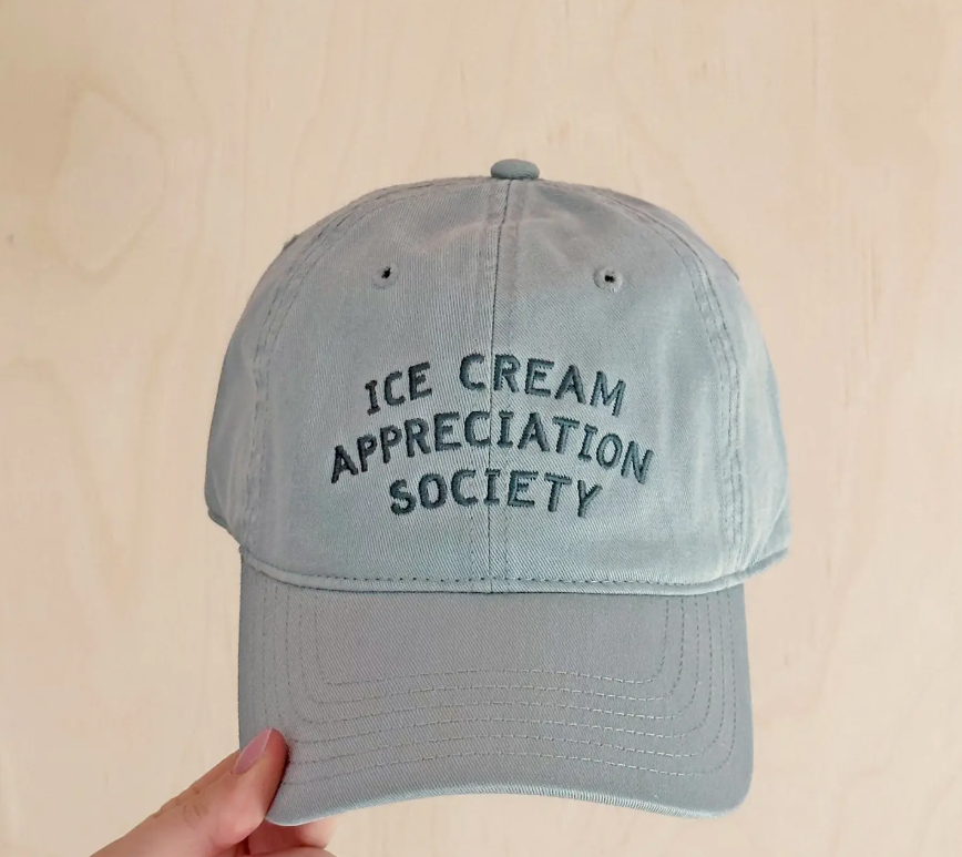 Ice Cream Appreciation Society - Cotton Baseball Cap