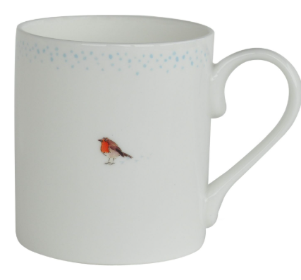 Sophie Allport Mug - Robin and Mistletoe