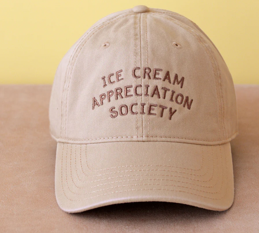Ice Cream Appreciation Society - Cotton Baseball Cap