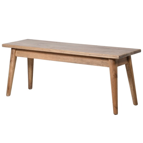 Oak Tapered Leg Bench