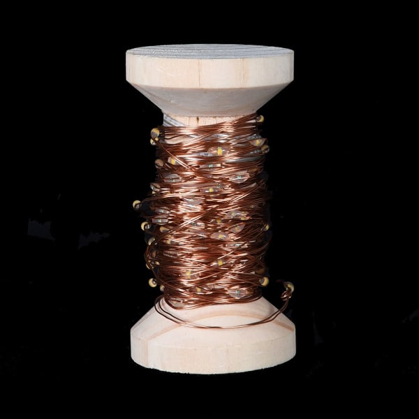 10m LED W/100 Wooden Spool