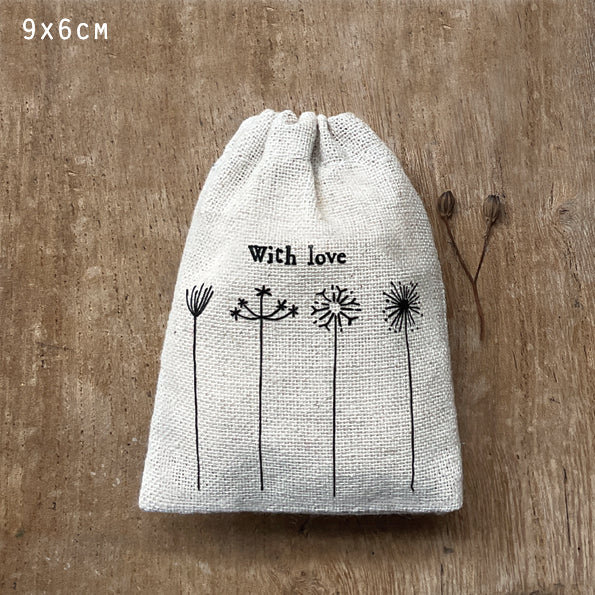 East of India Drawstring Bag