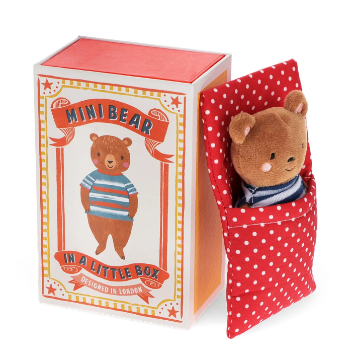 Mini Bear In A Little Box - Soft Toy