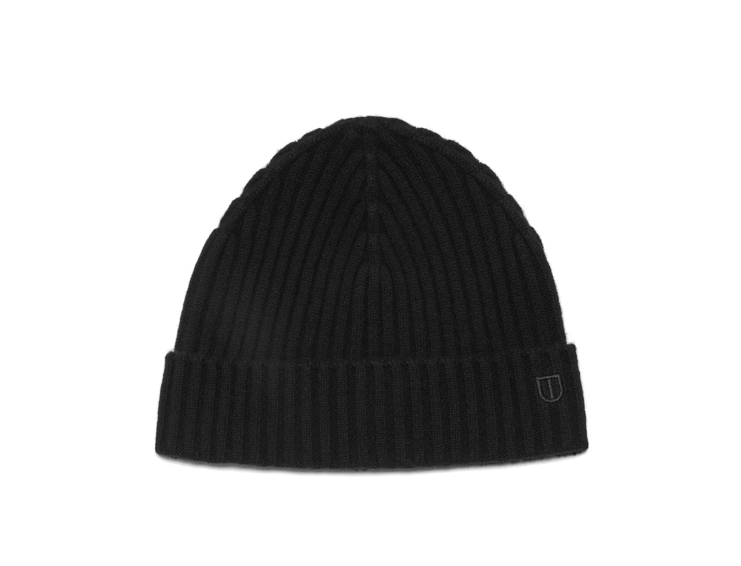 Abigail’s Cashmere Beanie Hat, Black