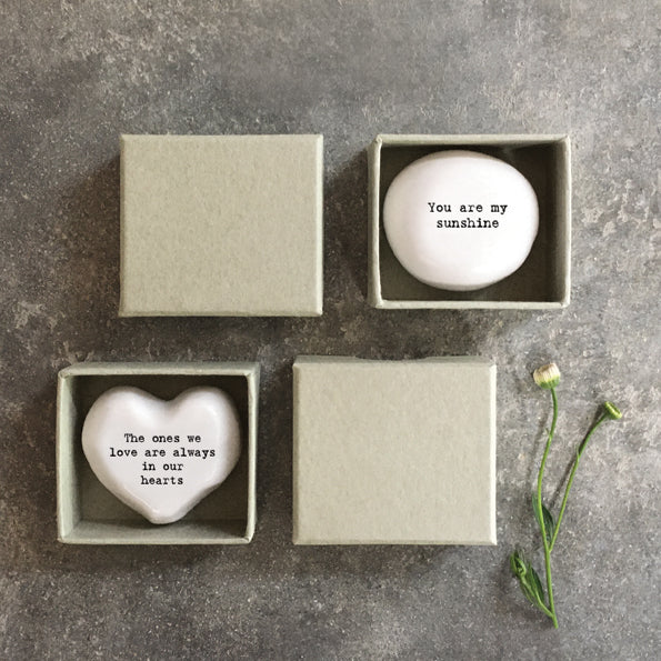 East Of India Pebble Gift Box