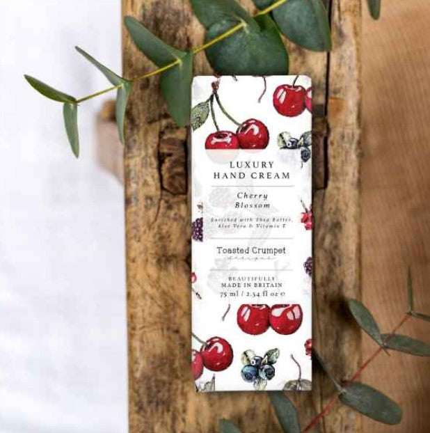 Toasted Crumpet Cherry Blossom Luxury Hand Cream Cherry Blossom