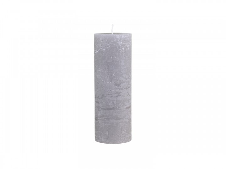 Macon Pillar Candle Rustic - French Grey