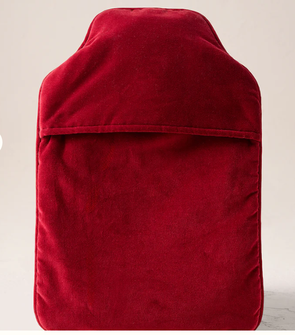 Elizabeth Scarlett Rouge Velvet Hot Water Bottle - Dazzling Bows