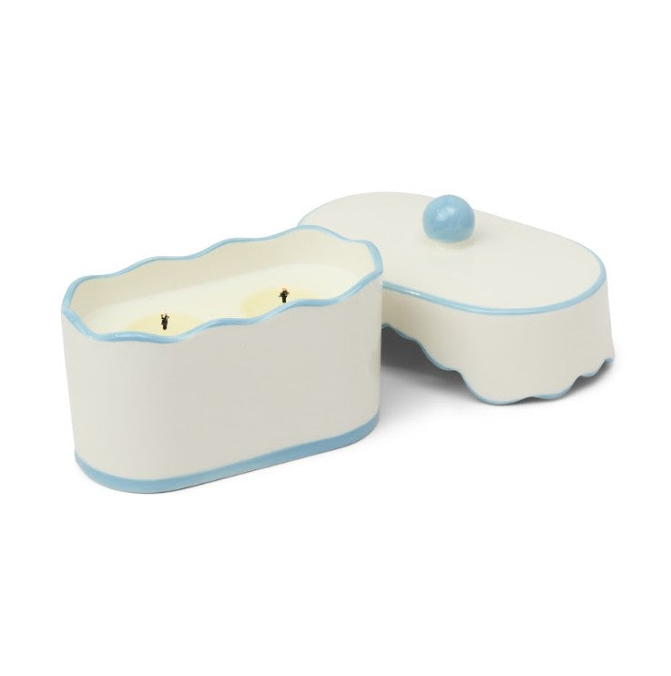 Paddywax Boxed Porcelain Ceramic Dish Candle Lavender & Thyme