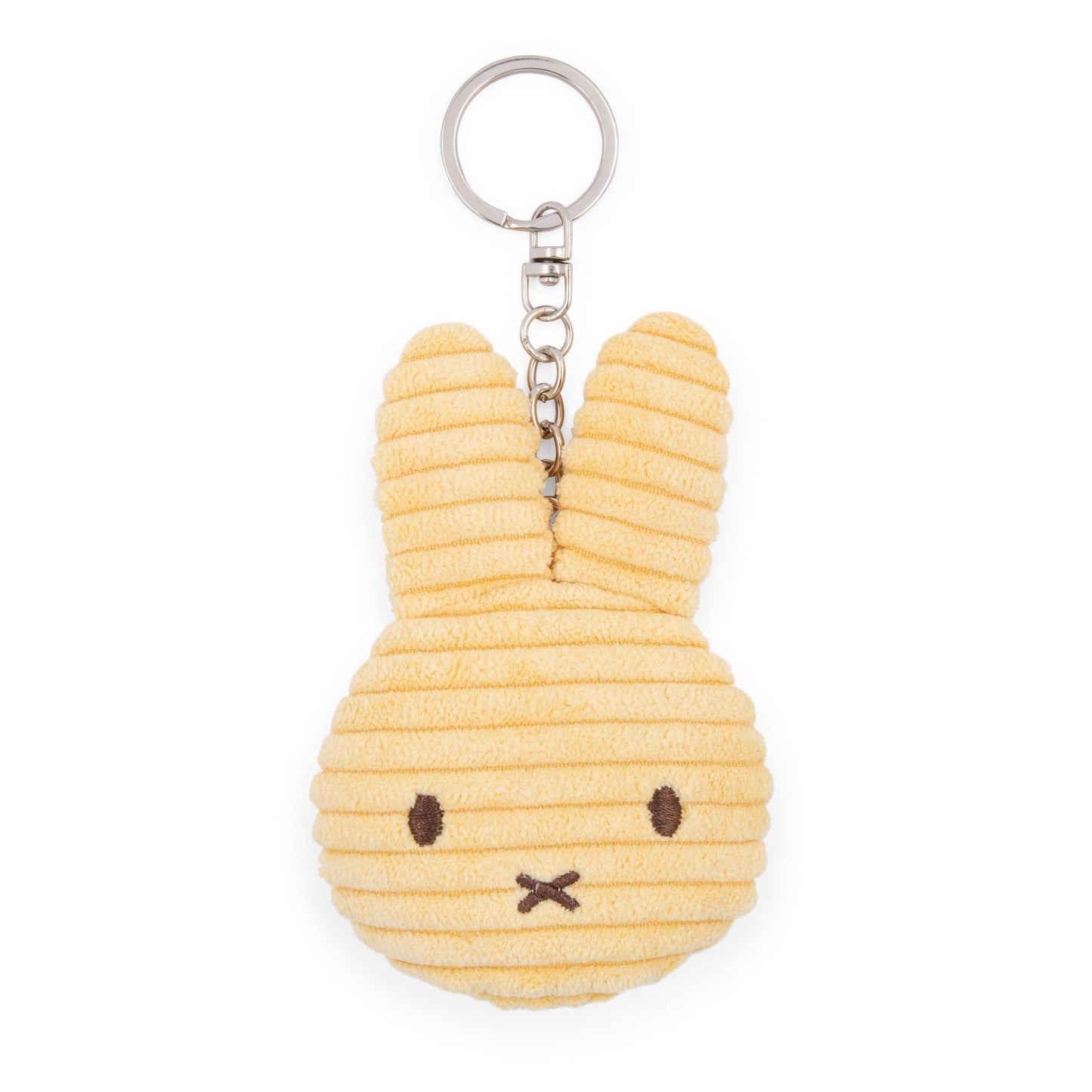 Miffy (Nijntje) Flat Corduroy Keyring Buttercream