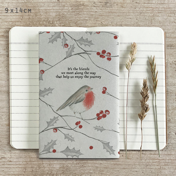 East of India Small Bird Notebook - Friends we Meet