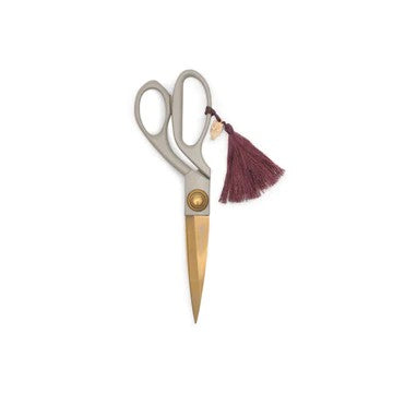 Scissors With Tassel Charm - Mushroom