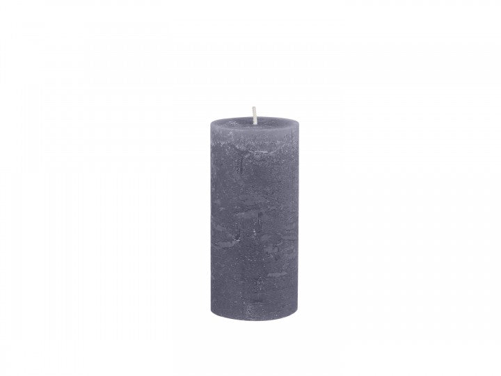 Macon Pillar Candle Rustic - Stone