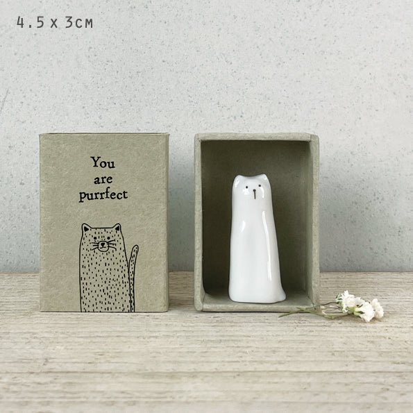 East of India Matchbox You are Purrfect