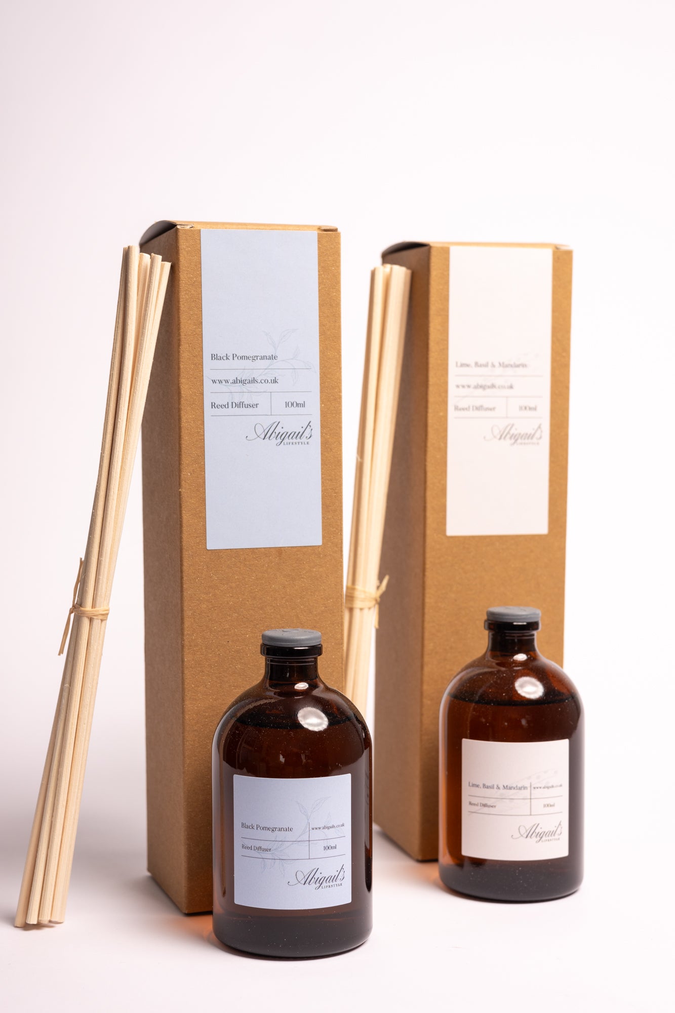 Abigail's Brown Apothecary Reed Diffuser Lime, Basil & Mandarin