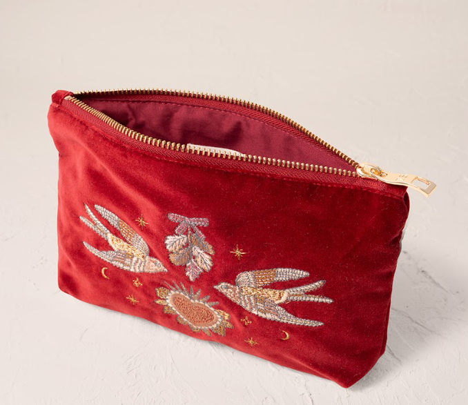 Elizabeth Scarlett Rouge Mini Pouch - Golden Trinkets