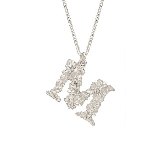 Alex Monroe Alphabet necklace Silver A-Z