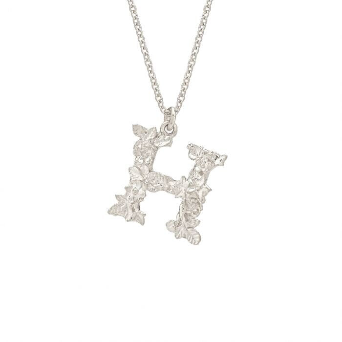 Alex Monroe Alphabet necklace Silver A-Z