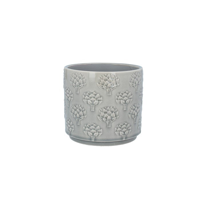 Gisela Graham Grey Artichoke Pot Cover
