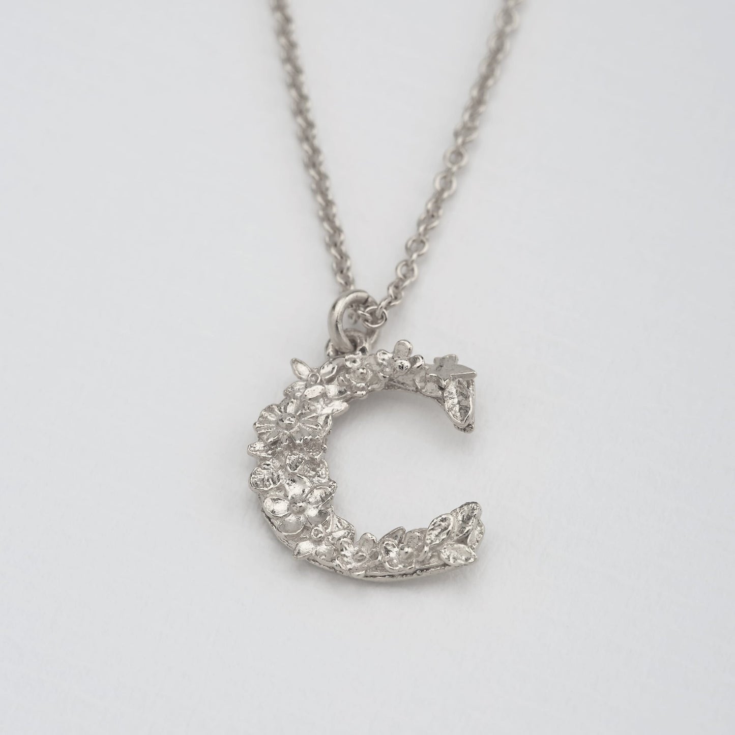 Alex Monroe Alphabet necklace Silver A-Z