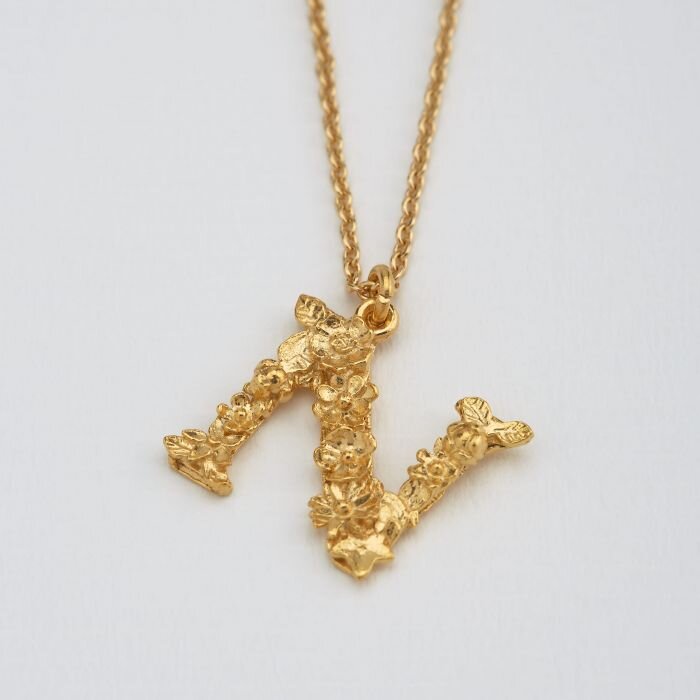 Alex Monroe Alphabet Necklace A-Z