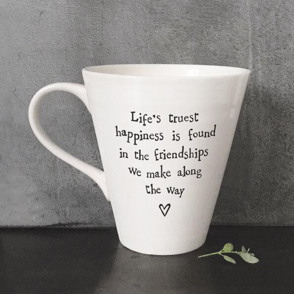 East Of India Lifes Truest Happiness Mug