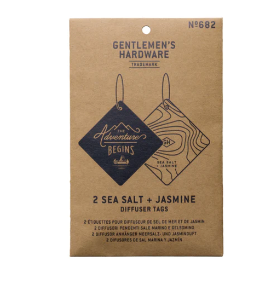 Gentlemen's Hardware Seasalt and Jasmine Car Diffusser