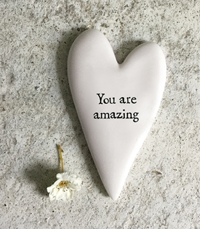 East of India Tiny Heart Token You Are Amazing