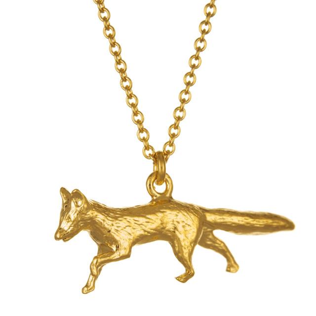 Alex Monroe Prowling Fox Necklace