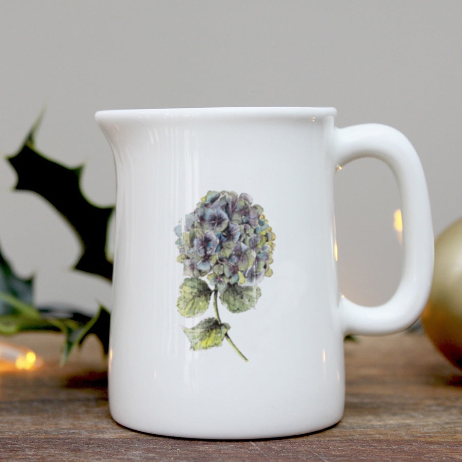 Toasted Crumpet Fine Bone China Mini Jug Hydrangea