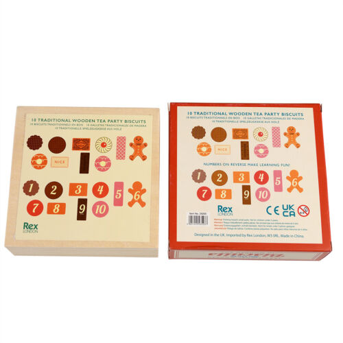 Traditional Wooden Tea Party Biscuits
