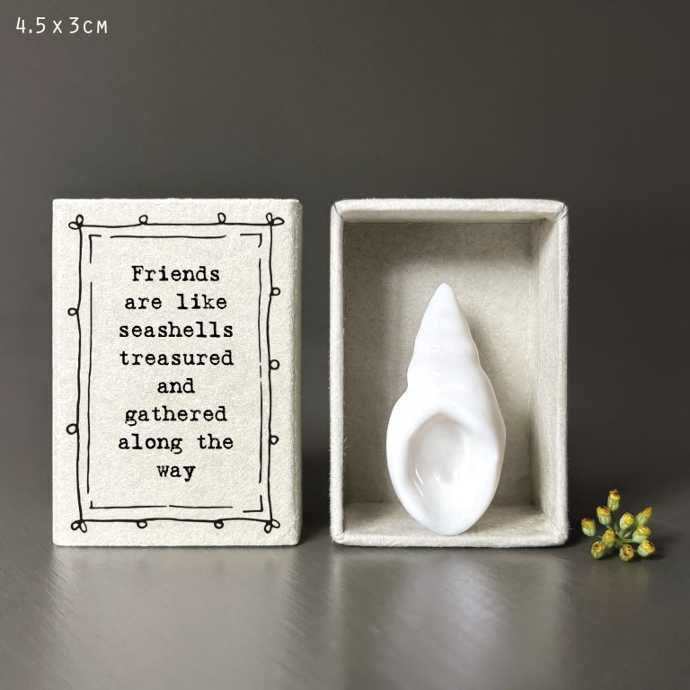 East of India Matchbox - Seashell