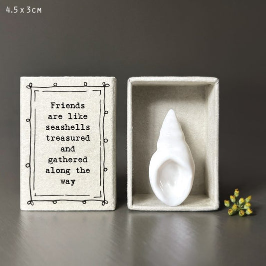 East of India Matchbox - Seashell