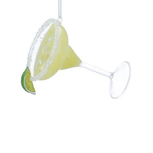 Gisela Graham Margarita with Lime Glass Decoration