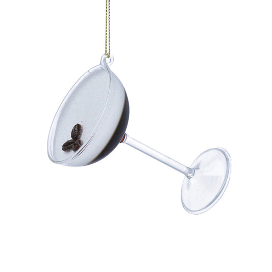 Gisela Graham Glass Espresso Martini Decoration